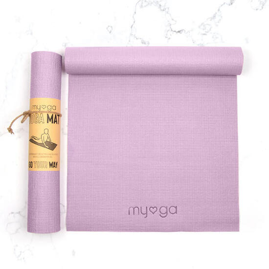 Yogamatte - Rosa - Rutschfeste Übungsmatte für Yoga & Fitness