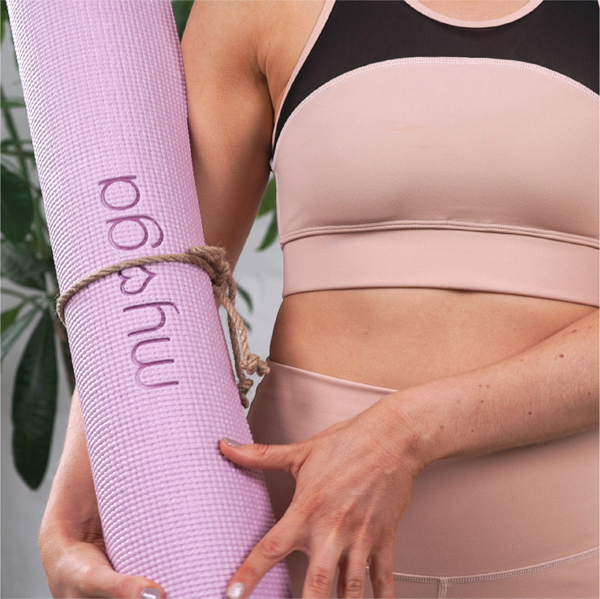 Myga Entry Level Yoga Mat - Lilac 5/8