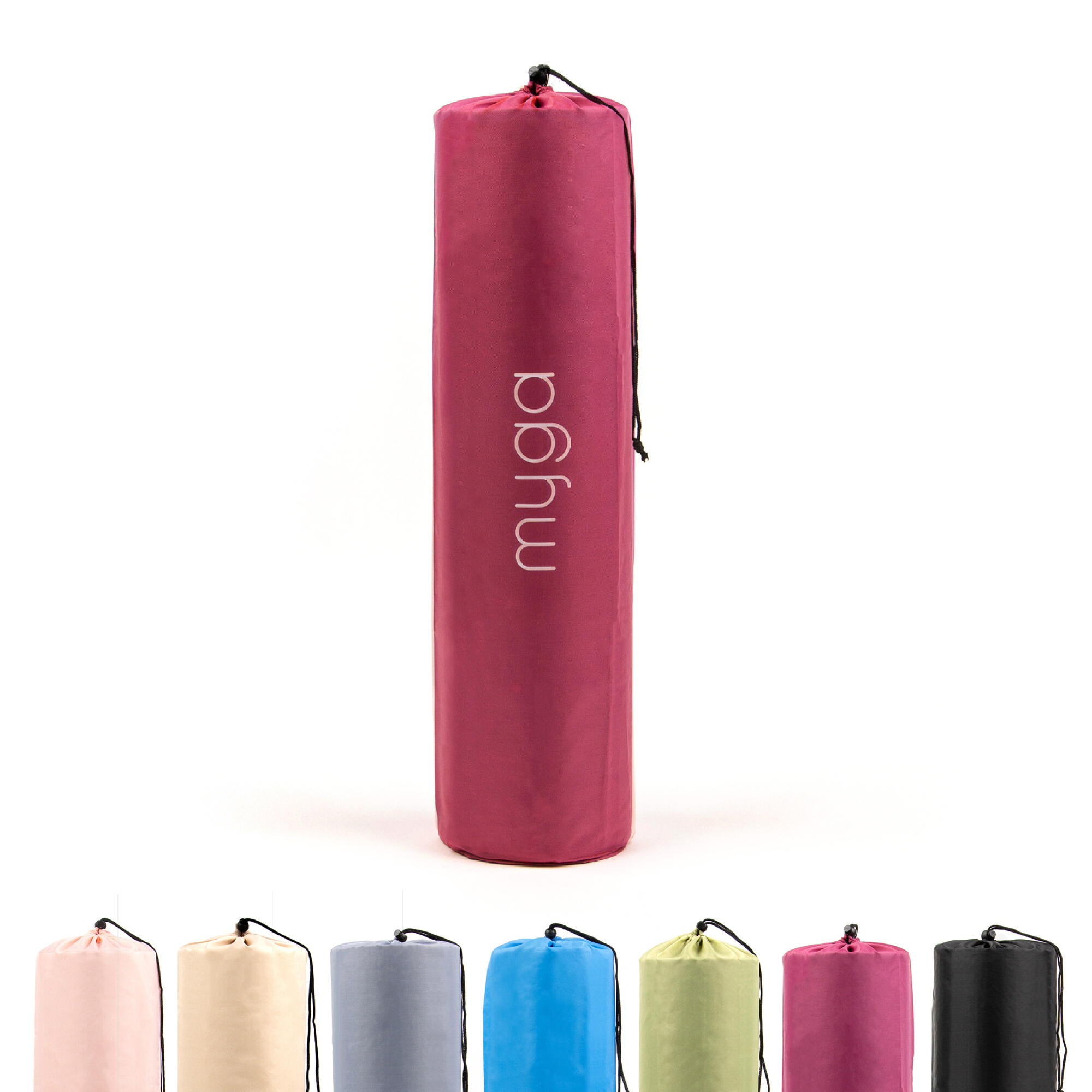 Myga Yoga Mat Carry Bag - Raspberry 2/7