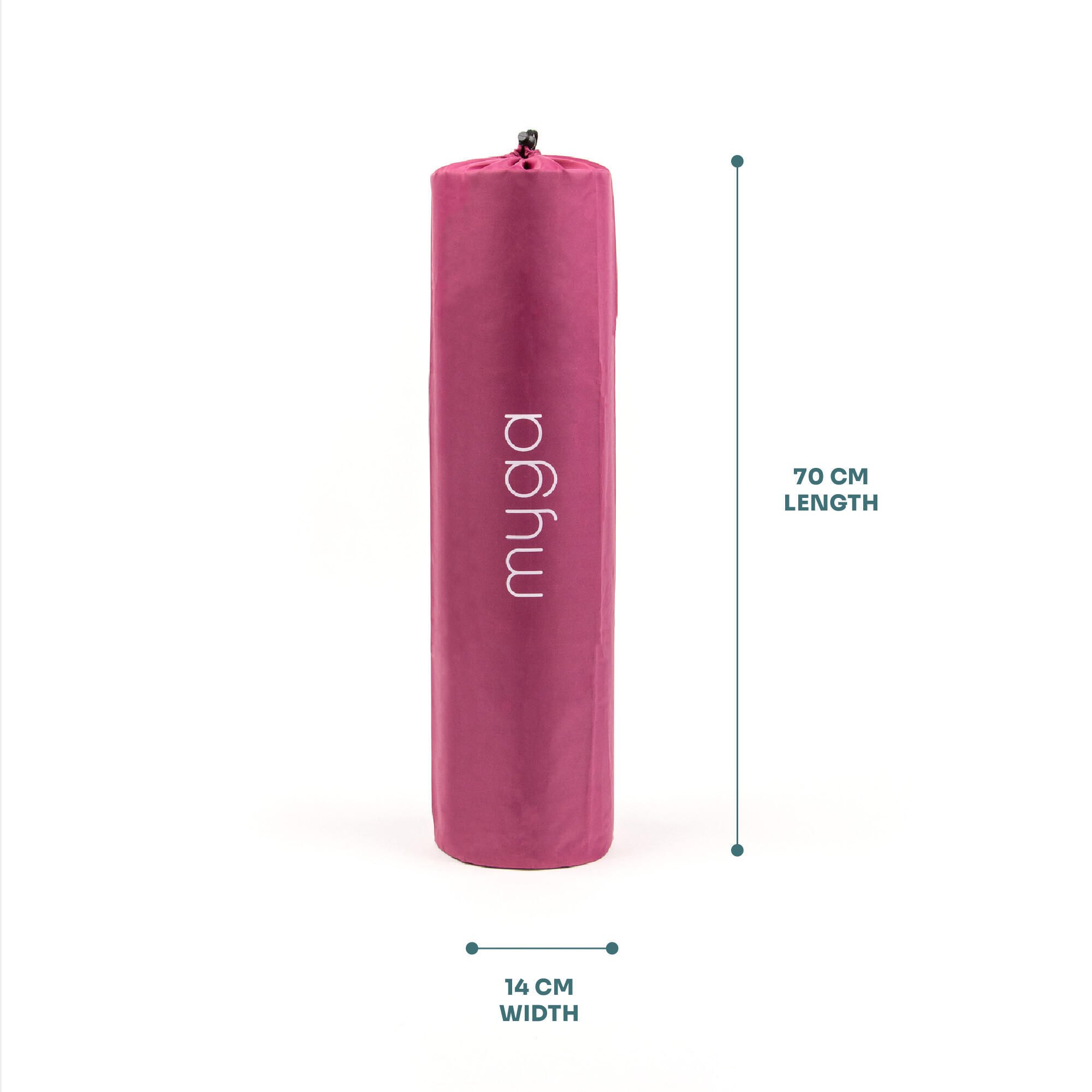 Myga Yoga Mat Carry Bag - Raspberry 6/7