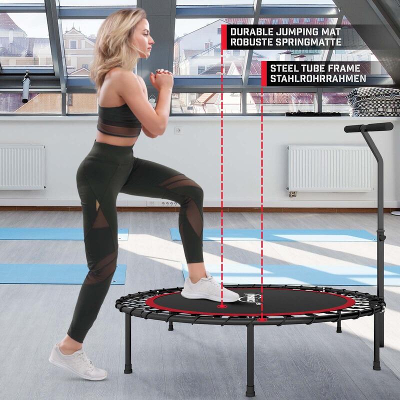 Physionics Diamètre du manche du trampoline de fitness 101 cm