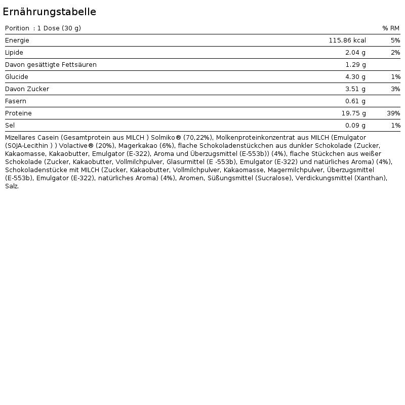 Micellar Casein - 1 Kg Triple Chocolate BIG 3/5