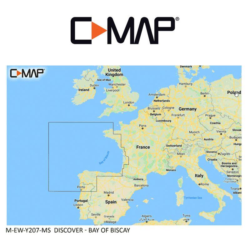 C-MAP DISCOVER M-EM-Y207-MS Baía da Biscaia