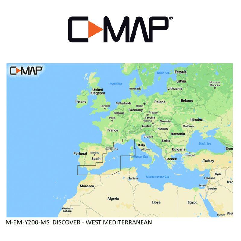 C-MAP DISCOVER M-EM-Y200-MS Mediterrâneo Ocidental