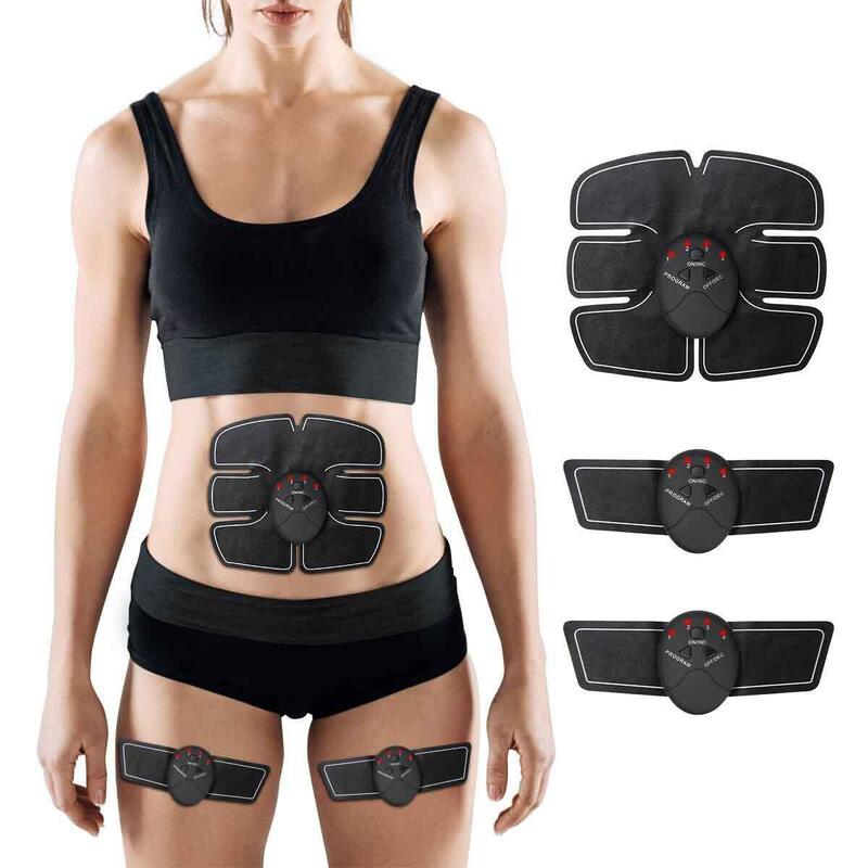 Aparat fitness cu electrostimulare pentru abdomen, brate si picioare