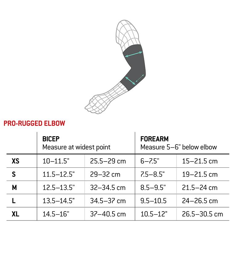 G-Form Protection Pro Rugged 2 Elbow Guard Black 6/7