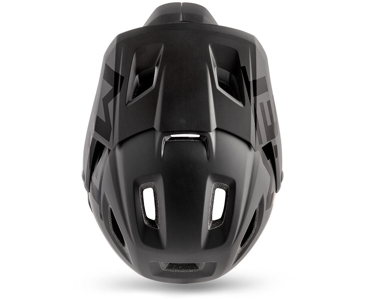 Casque avec Mentonnière Amovible Met Parachute MCR Mips Noir Mat 4/6
