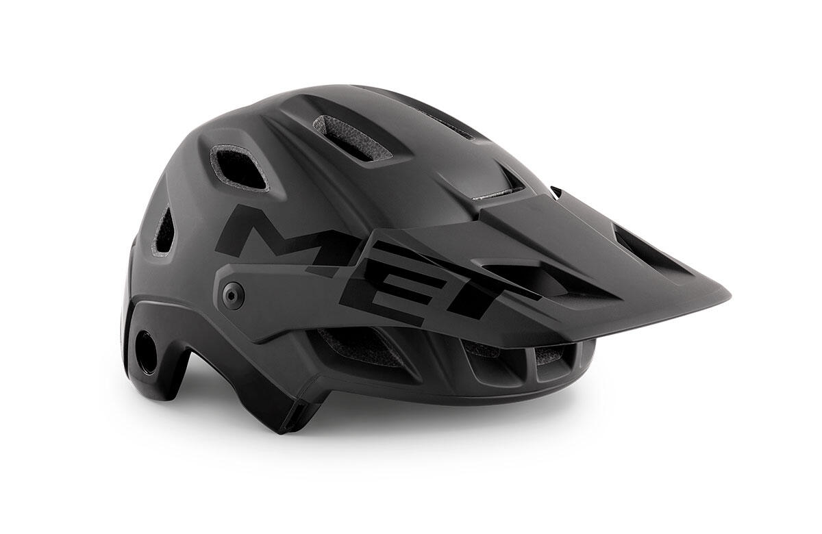 Casque avec Mentonnière Amovible Met Parachute MCR Mips Noir Mat 5/6