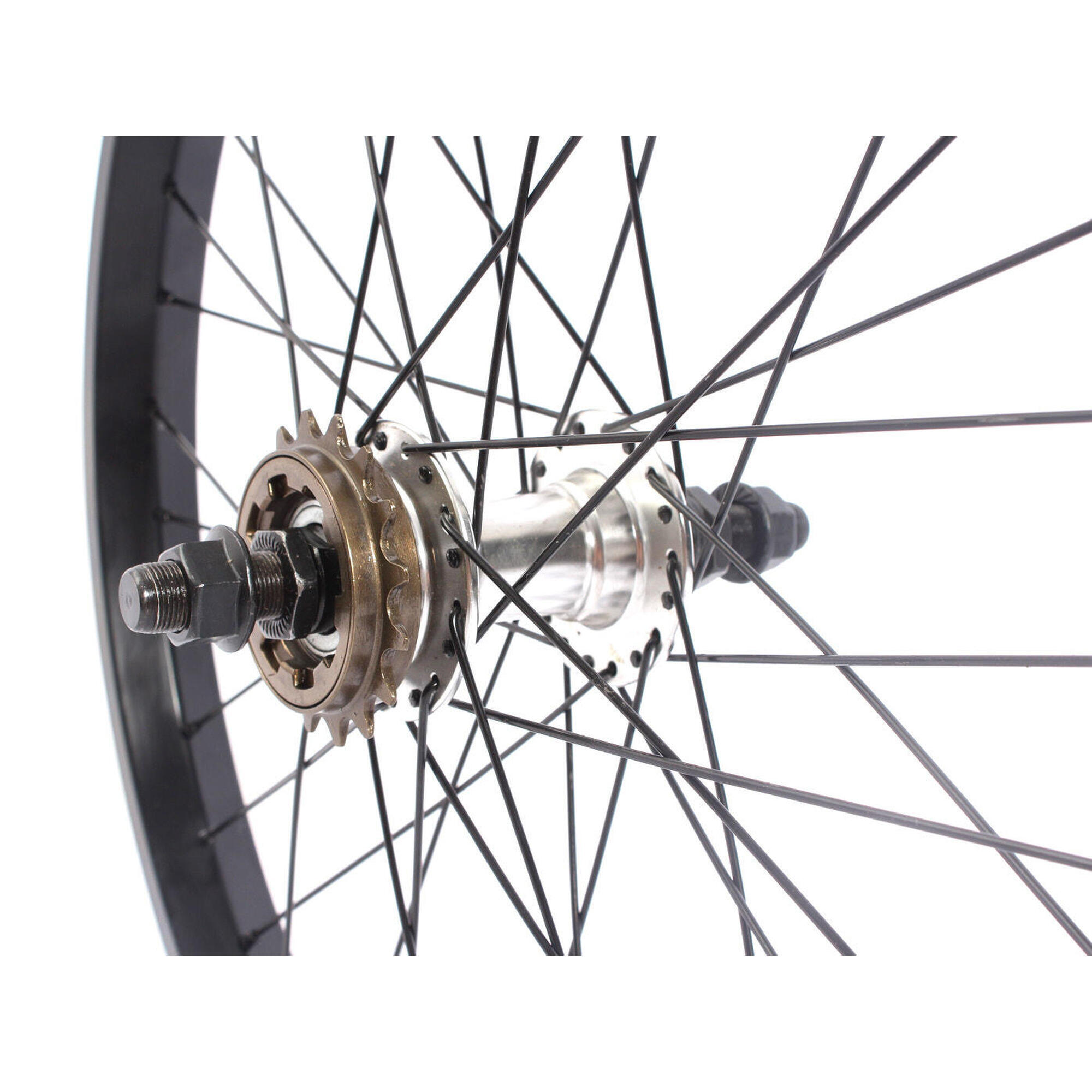 Roue bmx decathlon deals