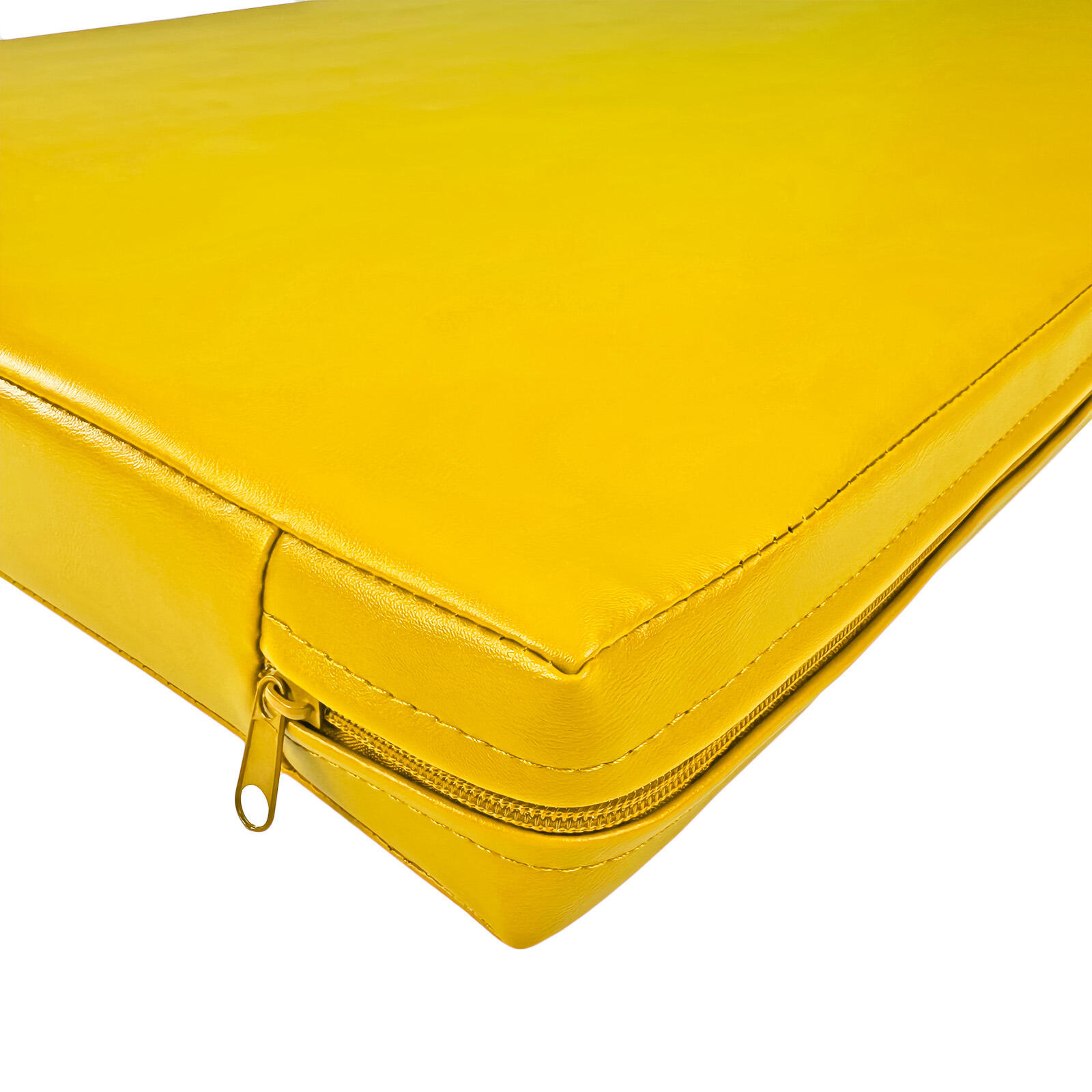 Materac gimnastyczny UNDERFIT 120 x 60 x 6 cm miękki żółty 5/8