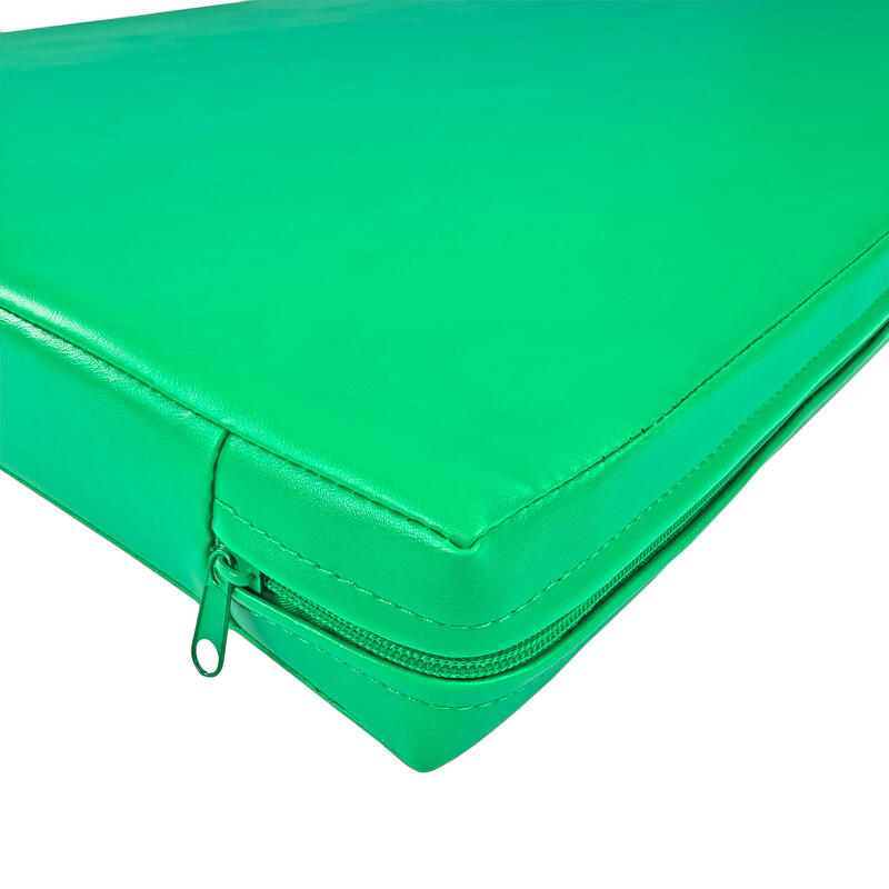 Materac gimnastyczny UNDERFIT 120 x 60 x 6 cm miękki zielony