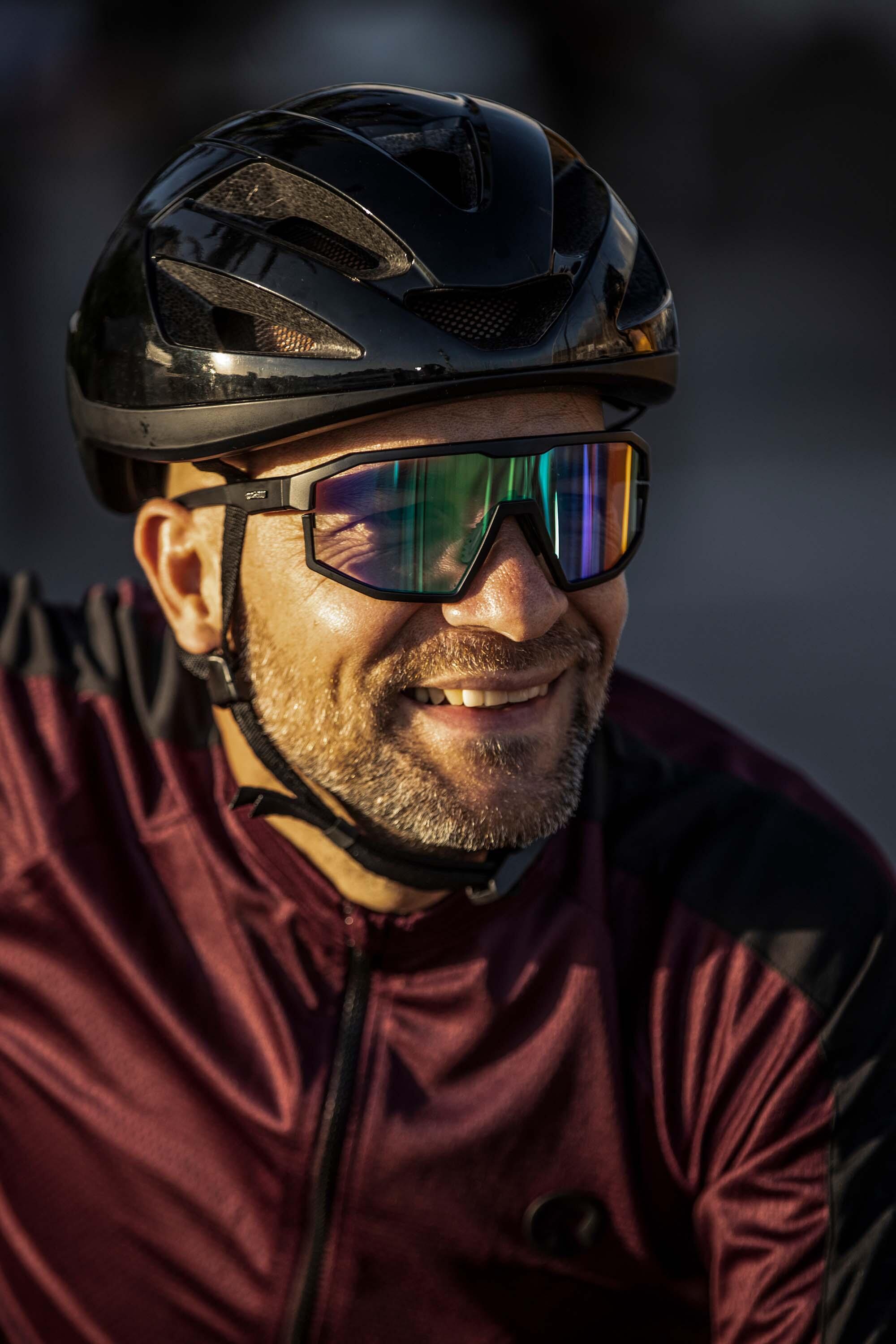 Fietsbril Wielrennen Heren en Dames - Categorie 2 - Zwart - Recon 5/7