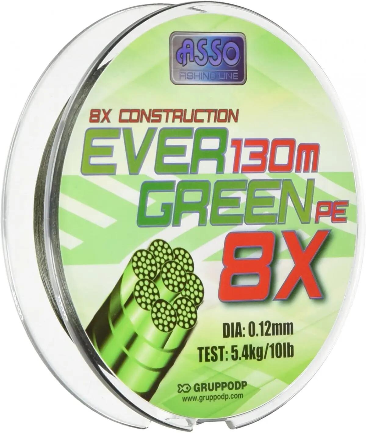 ASSO PE8X EVERGREEN 0,36mm 130M 30,7KG 1/3