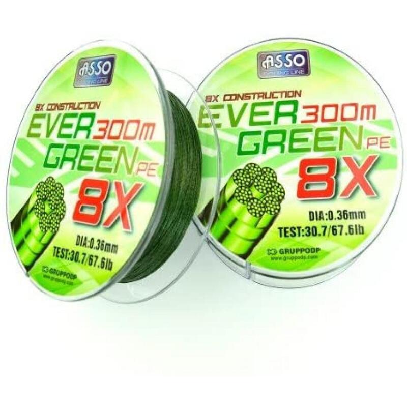 ASSO PE8X EVERGREEN 130M 0,58mm 93,5KG