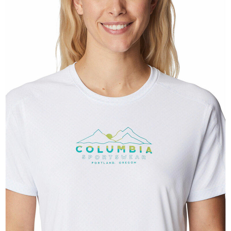 Tricou de trekking pentru femei Columbia Zero Rules Graphic Crew
