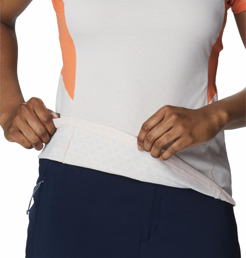 Camisola Homem de trekking Columbia Titan Pass Ice SS 3/5