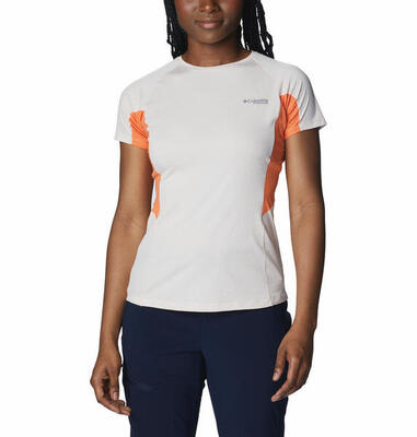 Columbia titan pass ice ss trekking-t-shirt voor heren