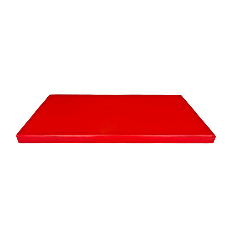 Materac gimnastyczny UNDERFIT 120 x 60 x 6 cm miękki czerwony