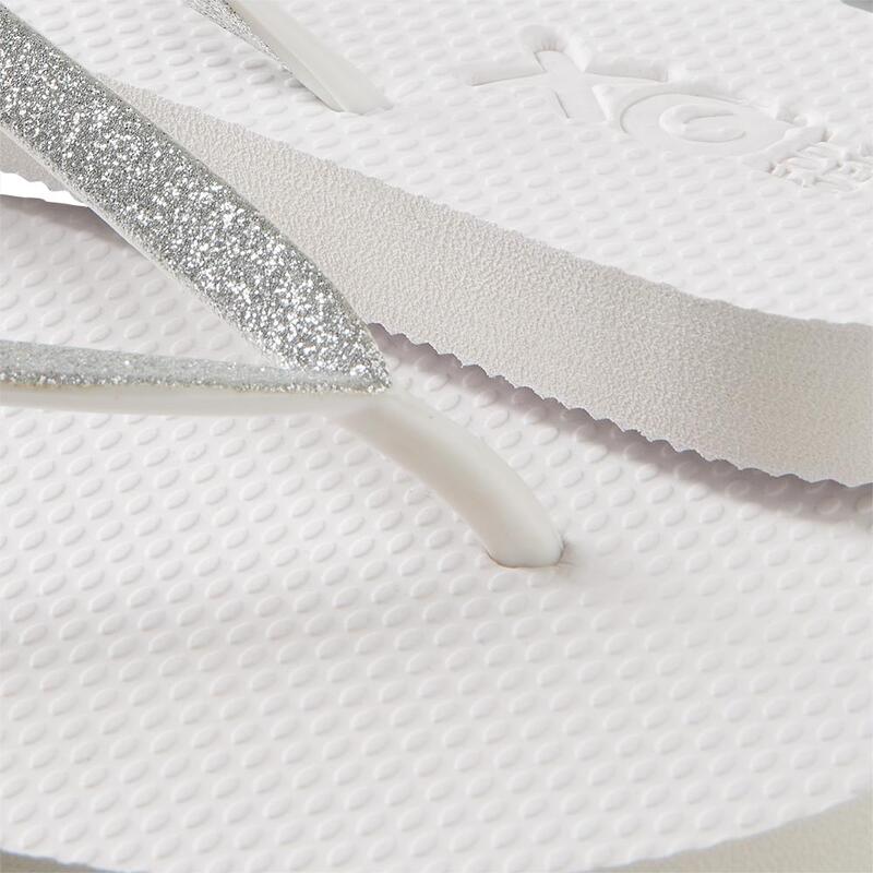 Tongs Femme XQ Glitter Blanc