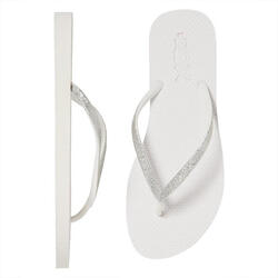 Tongs Femme XQ Glitter Blanc