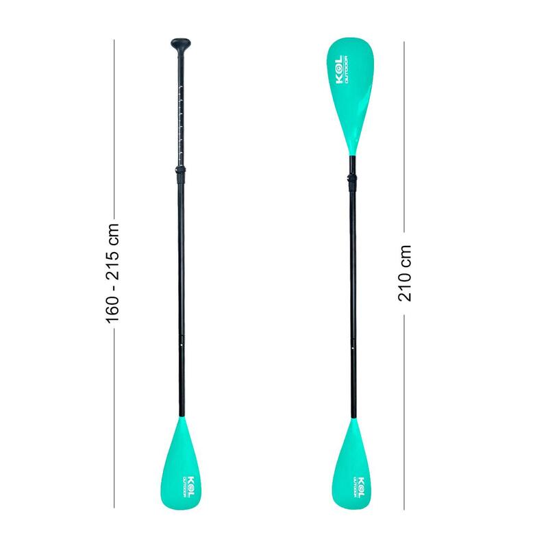 2 em 1 kayak paddle e paddle surf paddle