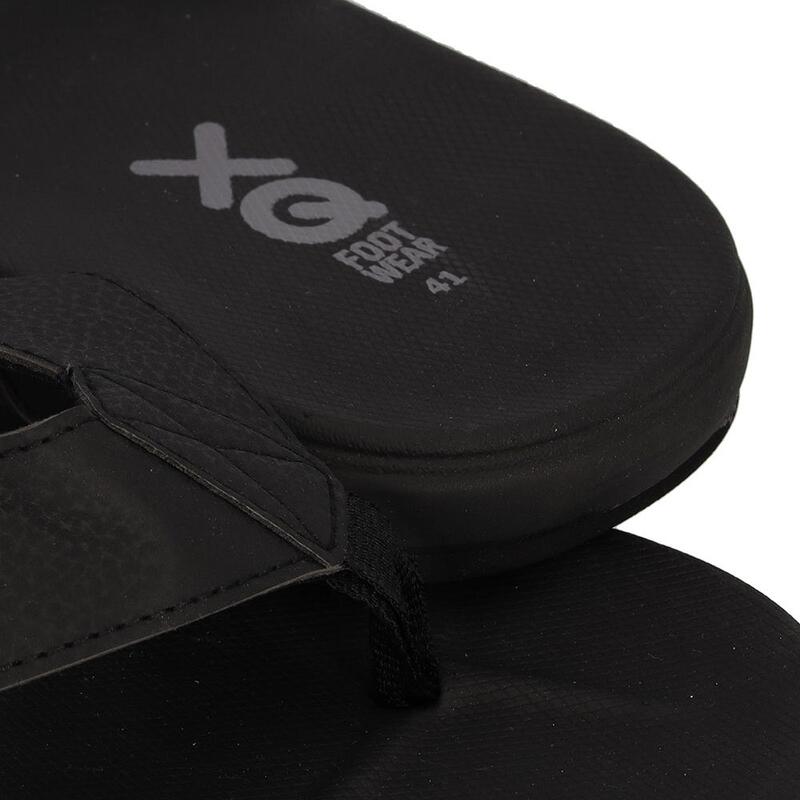 XQ Flip Flops Herren Bequeme Dämpfungssohle Schwarz