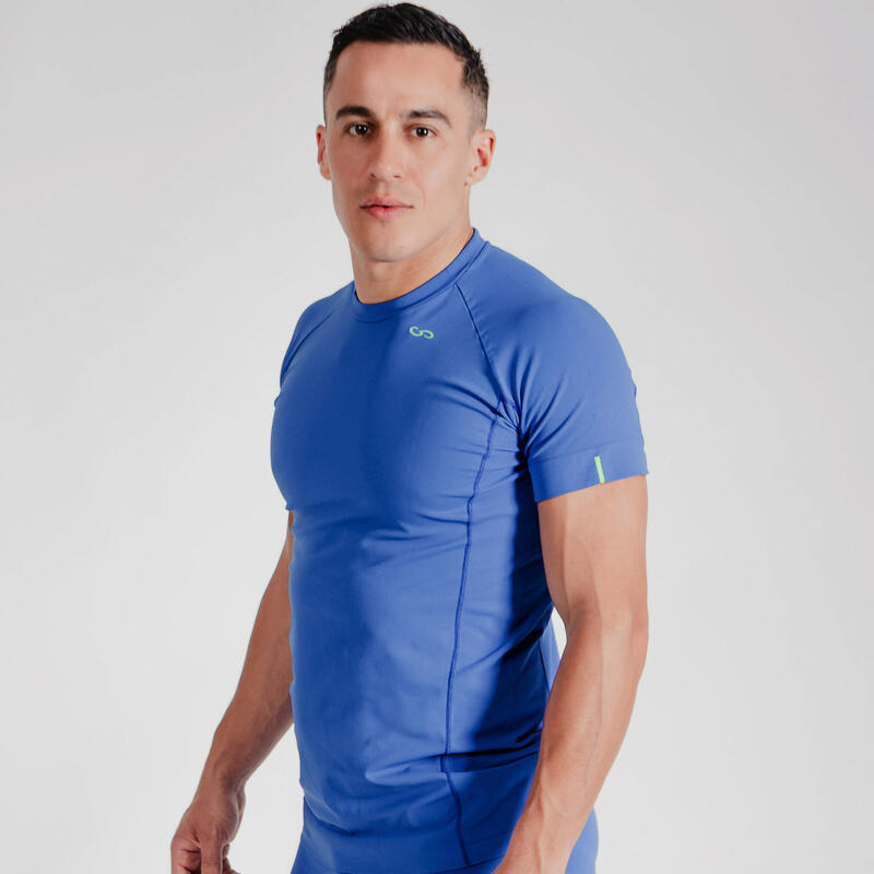 T-SHIRT UOMO BIOATTIVA Tecnologia Raggi Infrarossi Lontani-ActiveIndaco