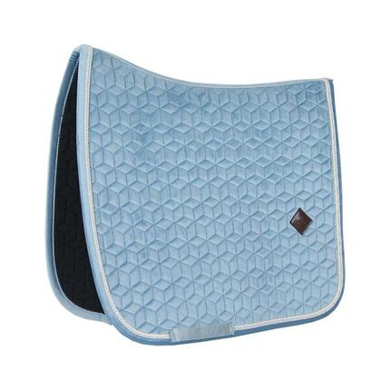 Tapis de selle velours pony rose