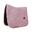 Tapis de selle PONY - Vieux rose - Velours - Saut d'obstacles