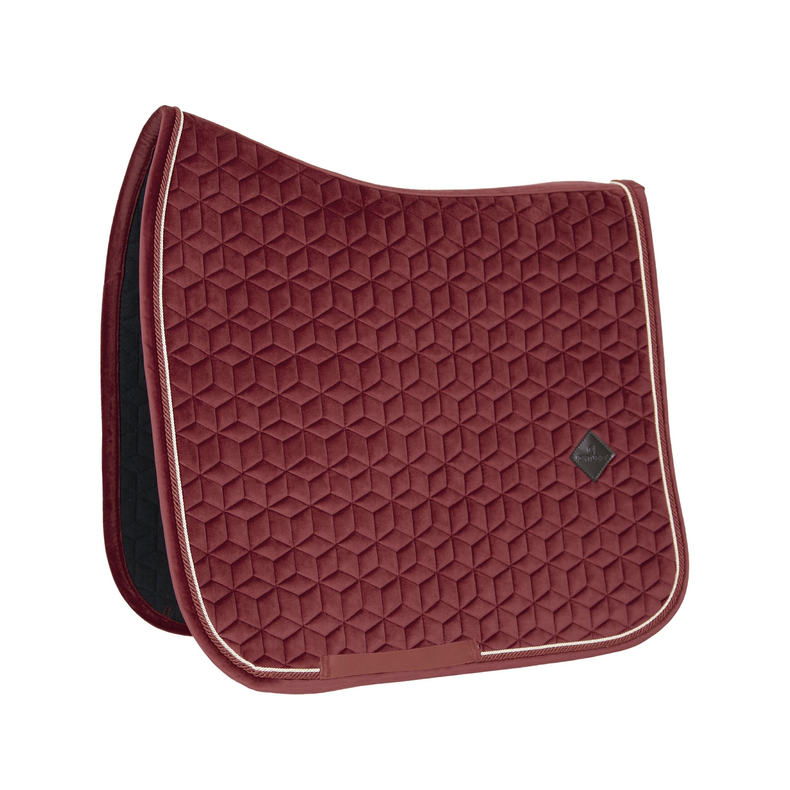 Kentucky Horsewear - Tapis De Selle Velours Bordeaux - Tapis De Selle - Rouge - Fs - Decathlon