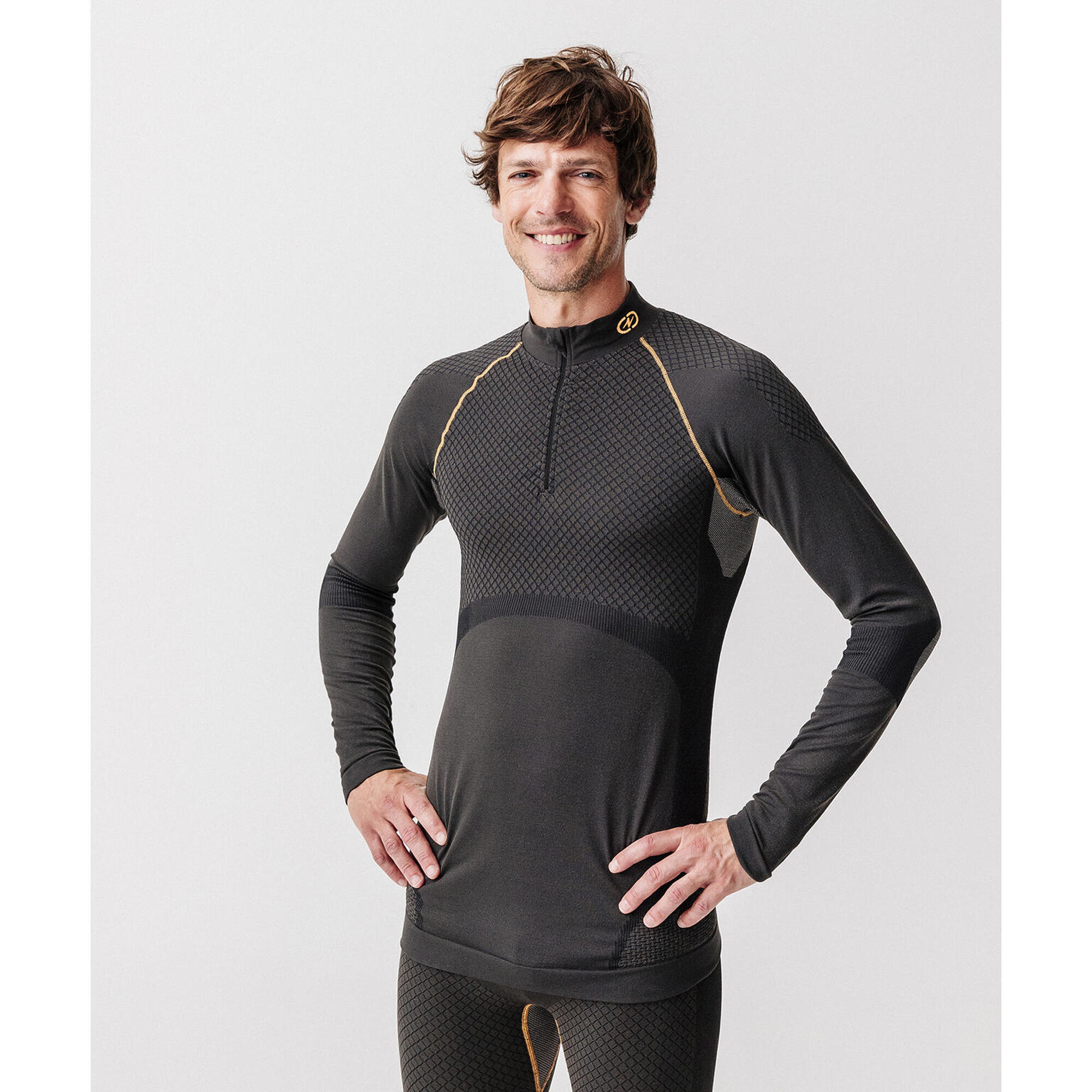 Damart Thermolactyl Homme Decathlon Sleeve Tee Shirt Thermolactyl