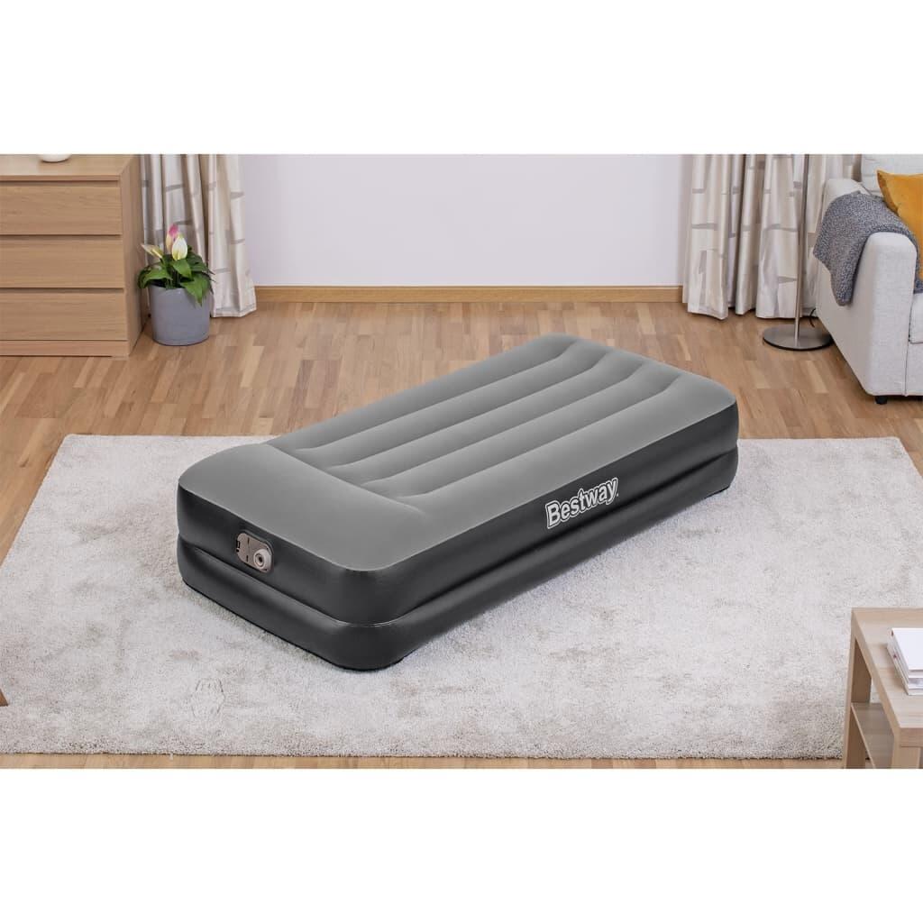 Bestway Lit gonflable floqué avec pompe à air intégrée 191x97x46 cm 4/5