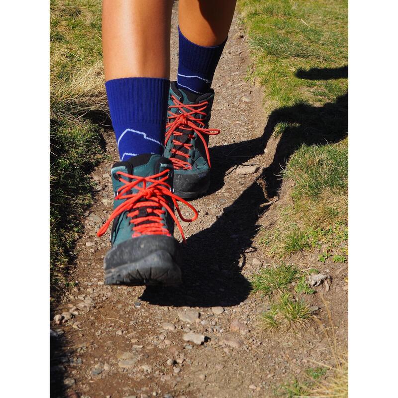 KILIMANJARO - TREKKING, CHAUSSETTES DE RANDONNÉE, BLEU