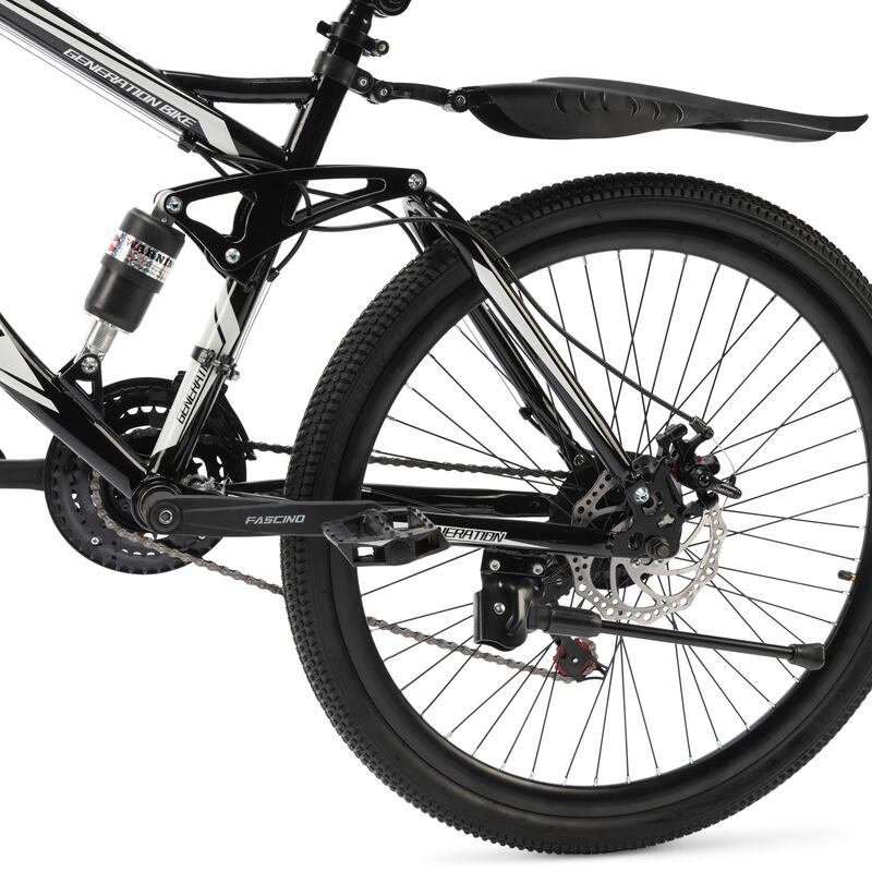 Génération Cross Mountain Bike 26 pouces - Noir