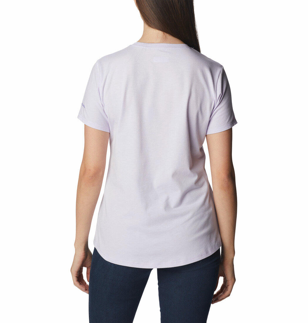 Dames trekking T-shirt Columbia Sun Trek Graphic 2/5