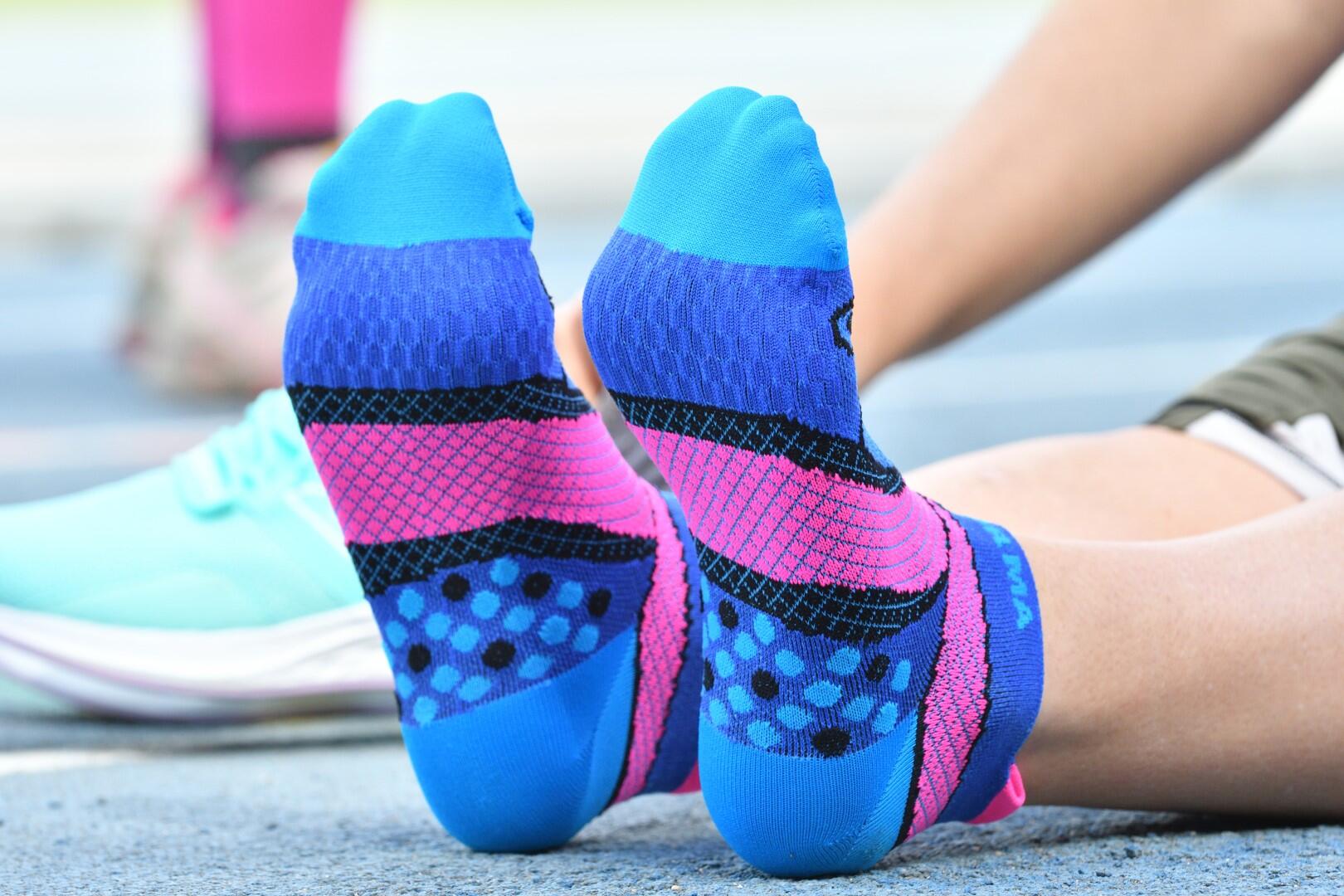 Calza tecnica running media compressione corta 3/4