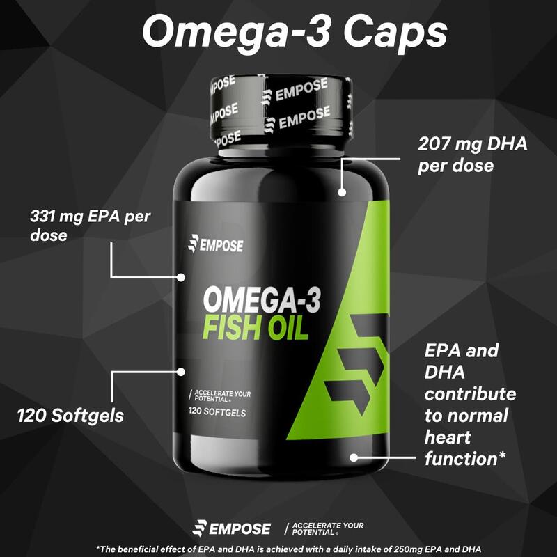 Omega-3 / Visolie Caps - Essentiele vetzuren - 120 Caps
