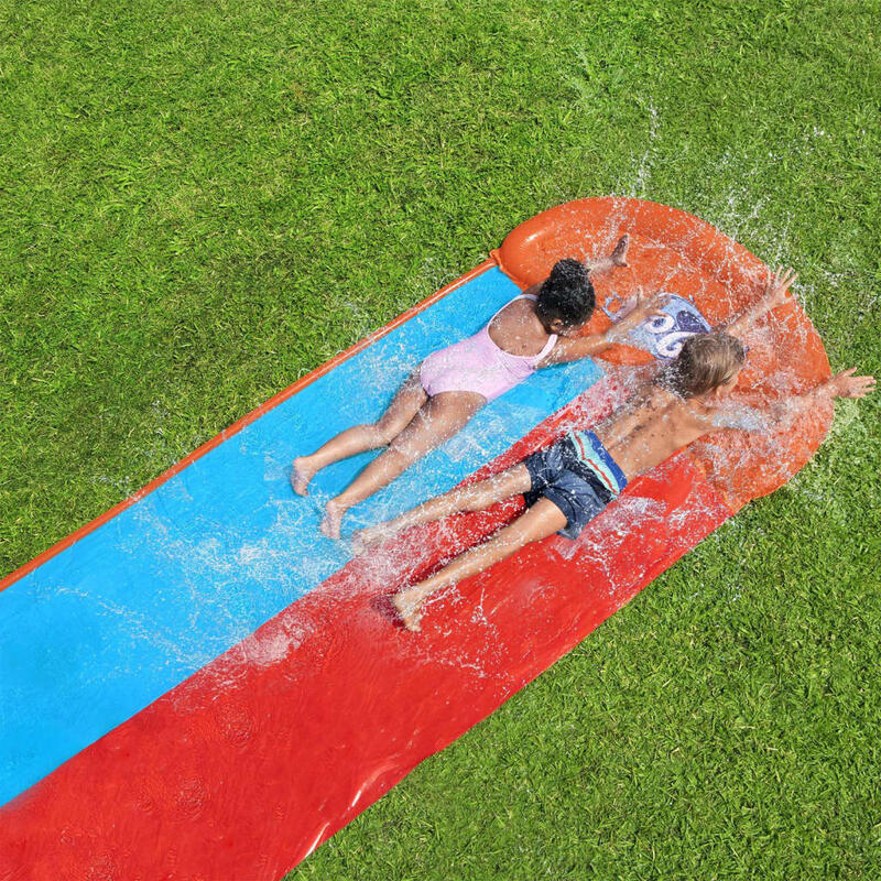 Rampe d'éclaboussure de tsunami à toboggan à 2 personnes