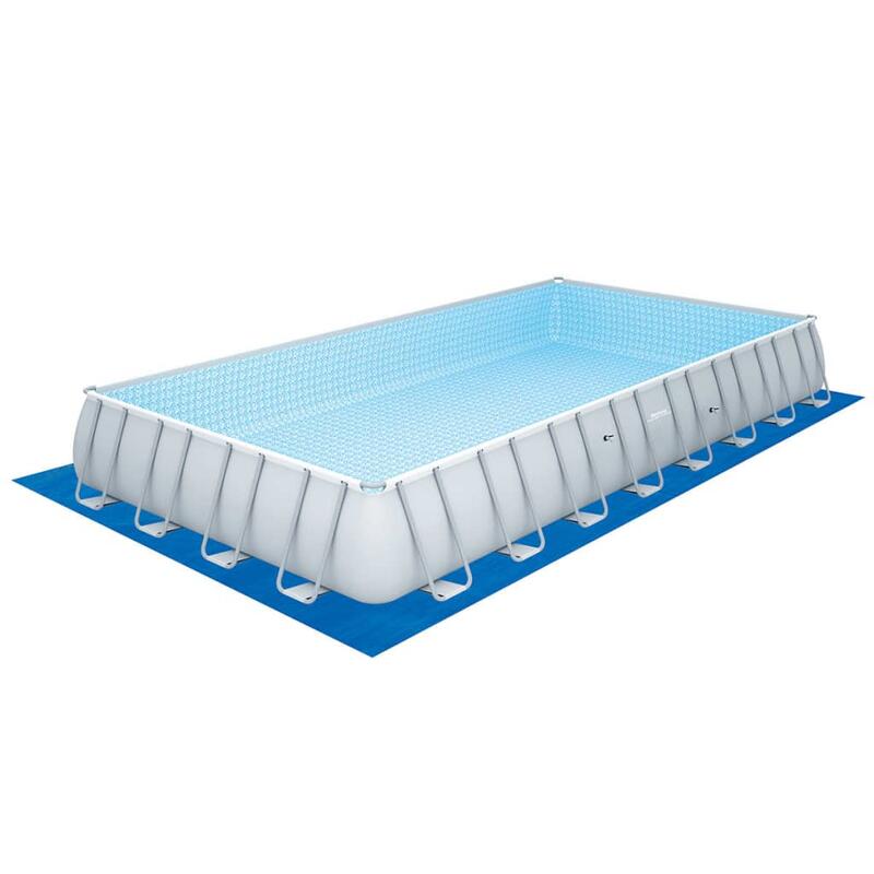 Bestway Piscine rectangulaire et cadre en acier 956x488x132 cm 56623