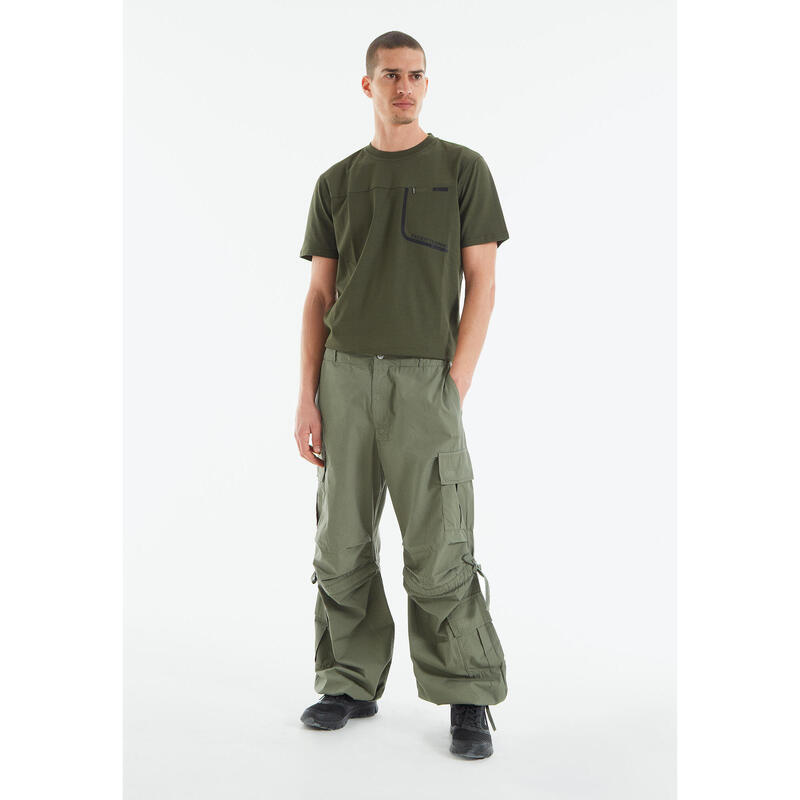 Pantalon cargo avec poches doubles et lacet ajustable intermédiaire