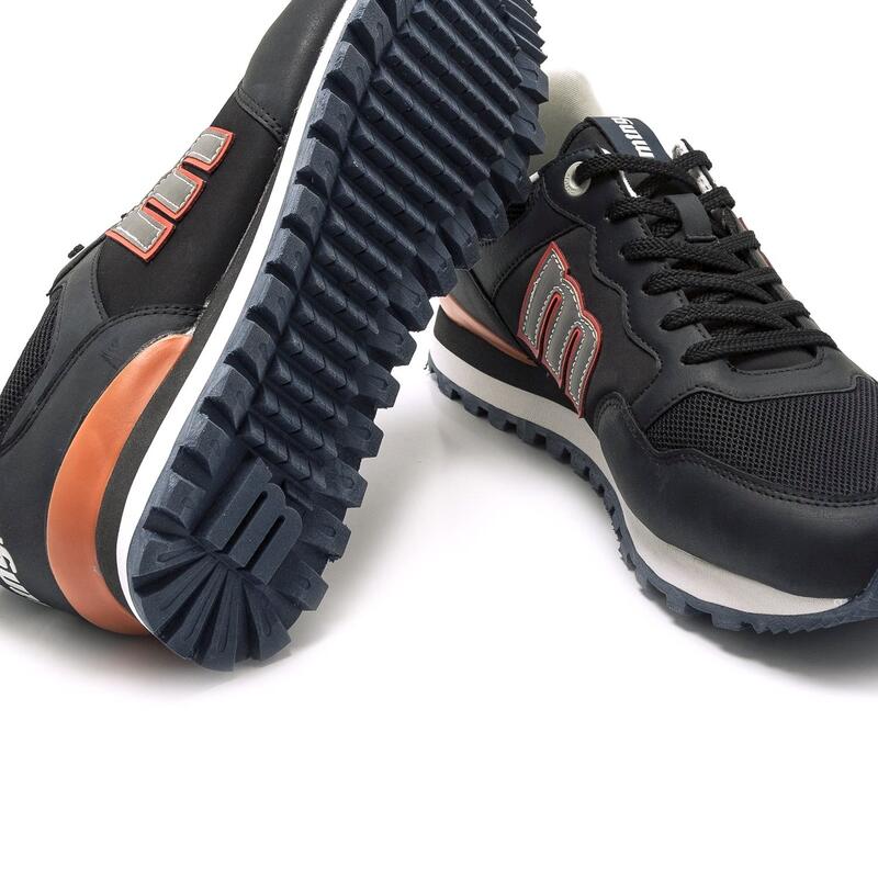 Zapatillas de caminar para hombre mtng porlandos en color negro