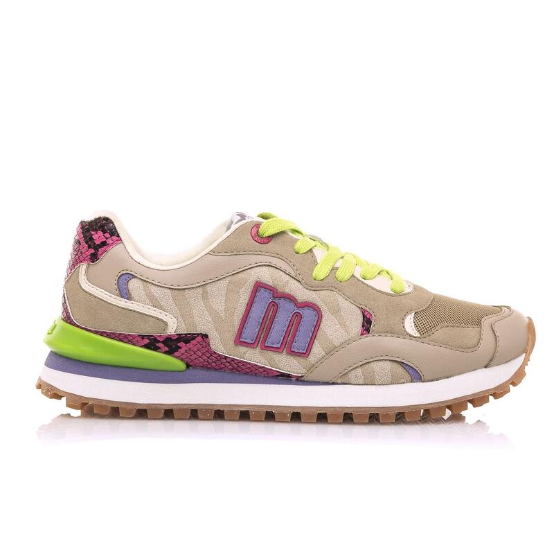 Zapatillas de caminar para mujer mtng joggo-t en color beige