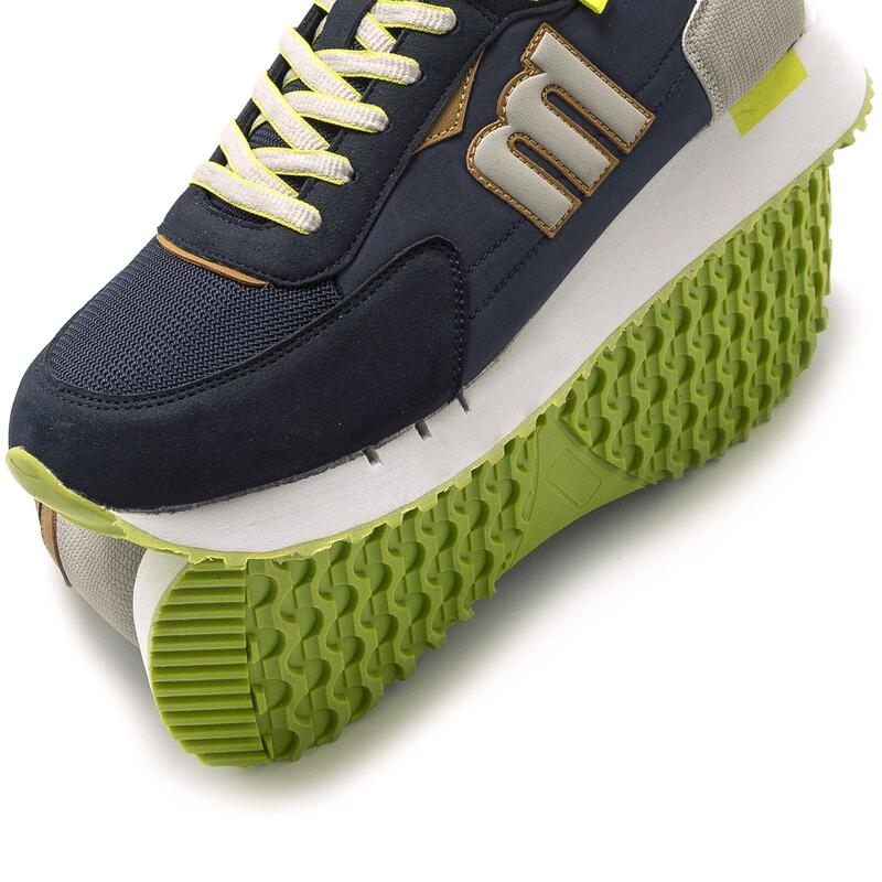 Zapatillas Caminar Hombre MTNG Golden Azul