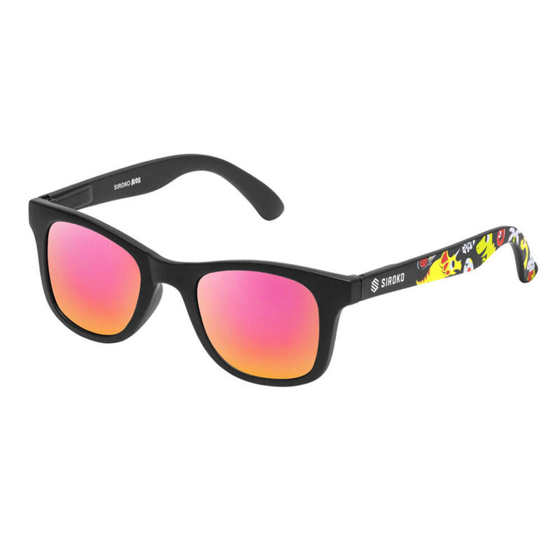 Gafas de sol para niños surf Niños y Niñas Dino Kids SIROKO Negro