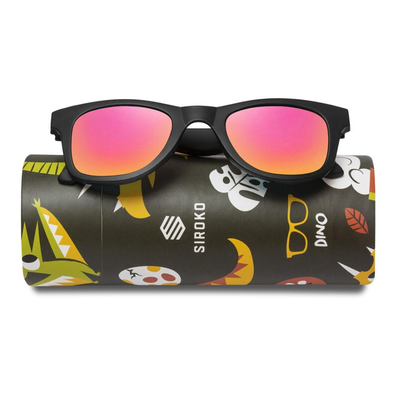 Gafas de sol para niños surf Niños y Niñas Dino Kids SIROKO Negro