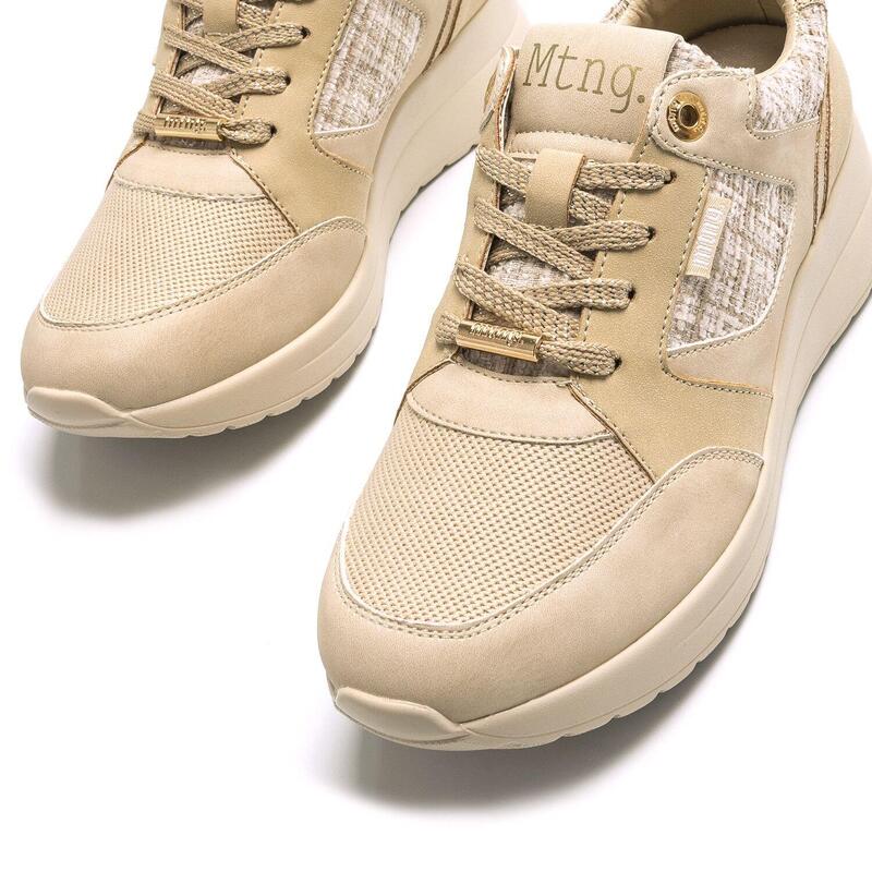 Zapatillas de caminar para mujer mtng lana-s en color beige