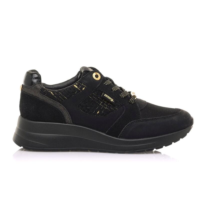 Zapatillas de caminar para mujer mtng lana-s en color negro