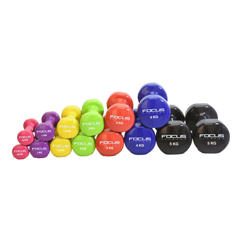 Vinyl dumbbells - 2 x 0,5 kg