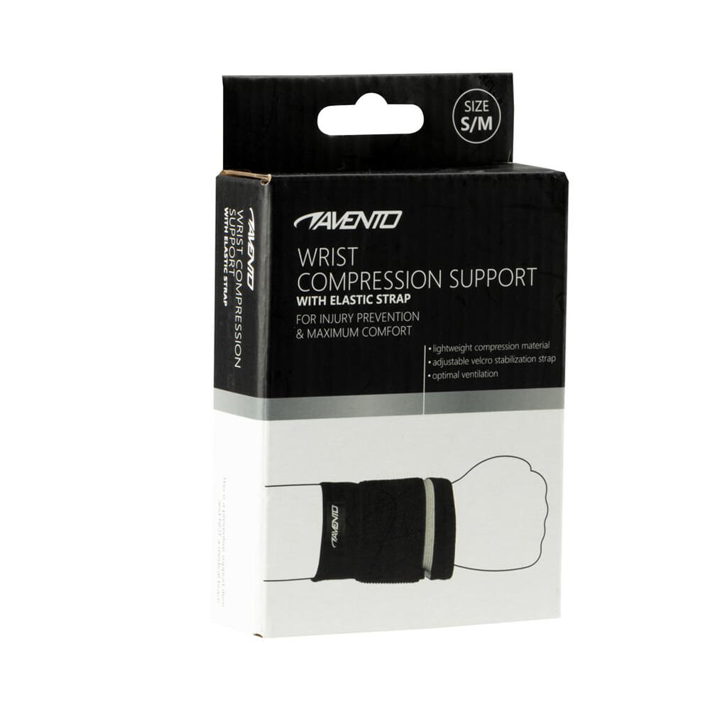 Compressie Polsband - Zwart - Polsbrace 2/4