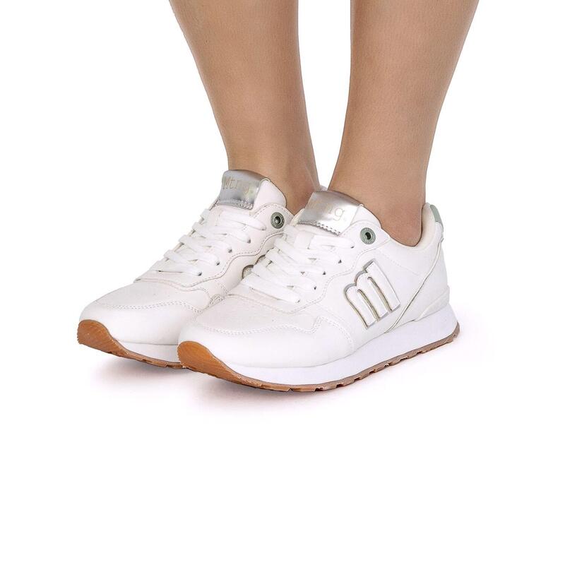 calçado de caminhada para mulher mtng joggo branco